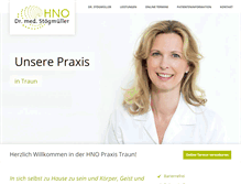 Tablet Screenshot of hno-traun.com